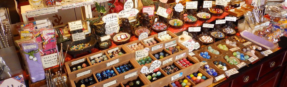 美浜硝子 かんざし屋｜北谷町・アクセサリー