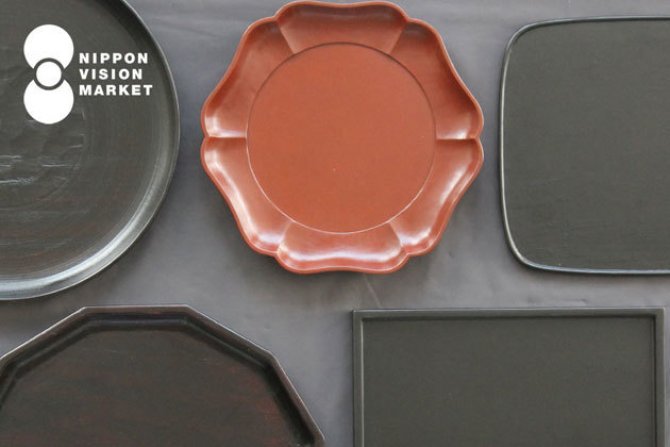 NIPPON VISION MARKET「漆のお盆 -木漆工とけし-」