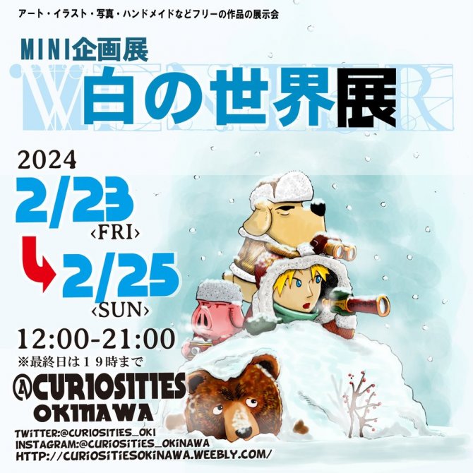 ミニ企画展 白の世界展