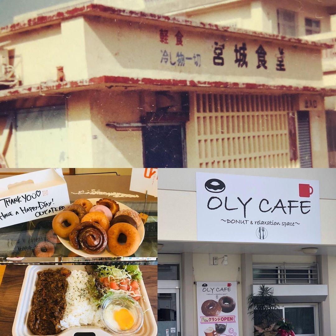 Oly Cafe の手本はオバーの食堂 21 08 02 本島中部のカフェ Oly Cafe 宜野湾市 ドーナツ カフェ 美らタウン沖縄 沖縄の観光 地域情報ポータルサイト